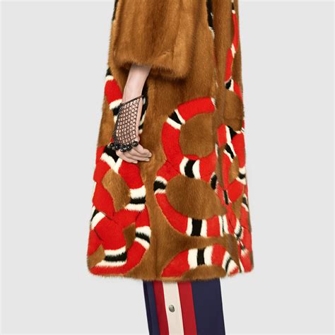 gucci fur coat 2017|gucci fur coat women's.